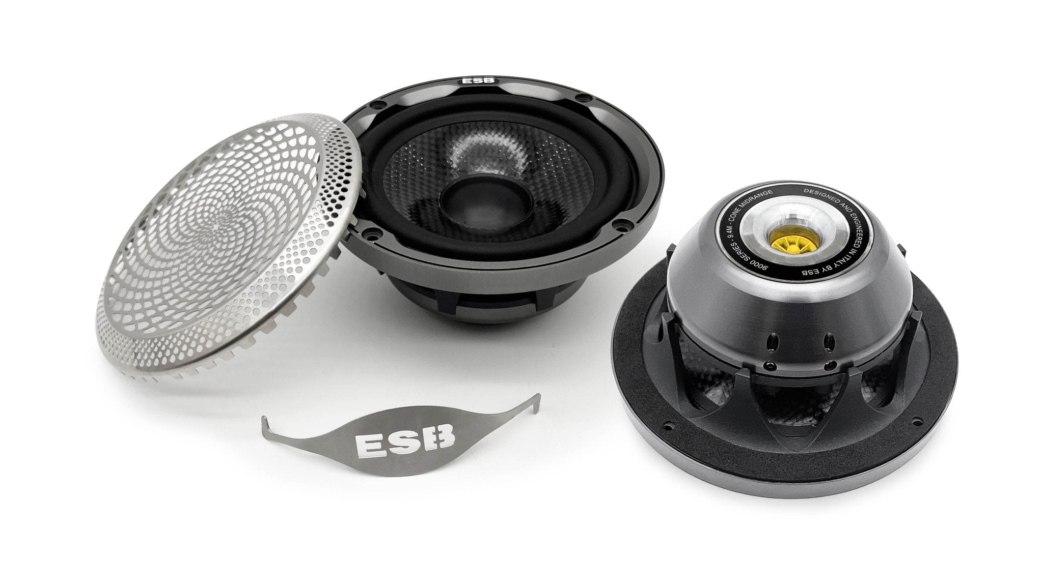 ESB Audio NOVEMILA 4"/100 mm Cone Midrange with CNC Grille (pair) - Audiokauppa.fi