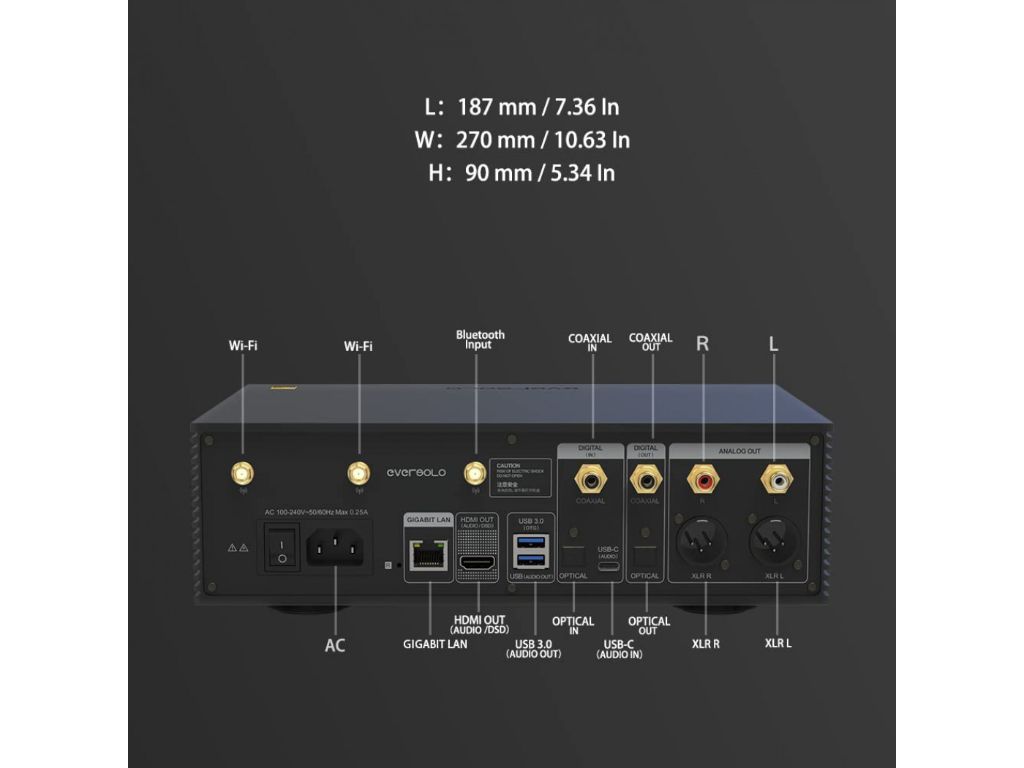 Eversolo DMP-A6 Master Edition verkkosoitin