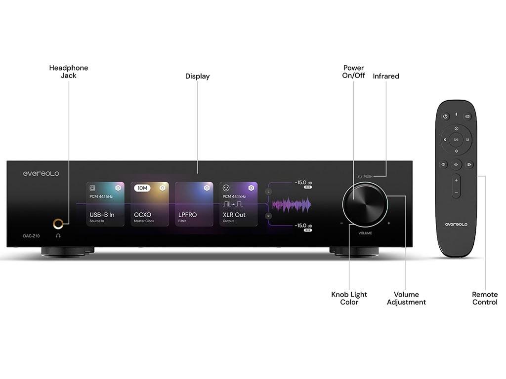 Eversolo DAC - Z10 DA - muunnin / kuulokevahvistin - Audiokauppa.fi