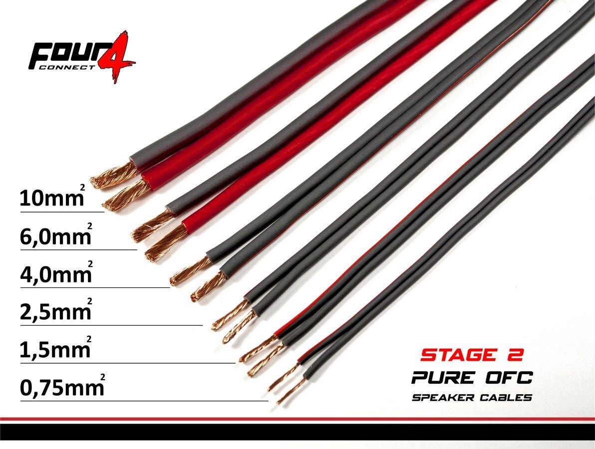 FOUR Connect 4 - 800242 STAGE2 OFC - kaiutinkaapeli 2x4.0mm2 - Audiokauppa.fi