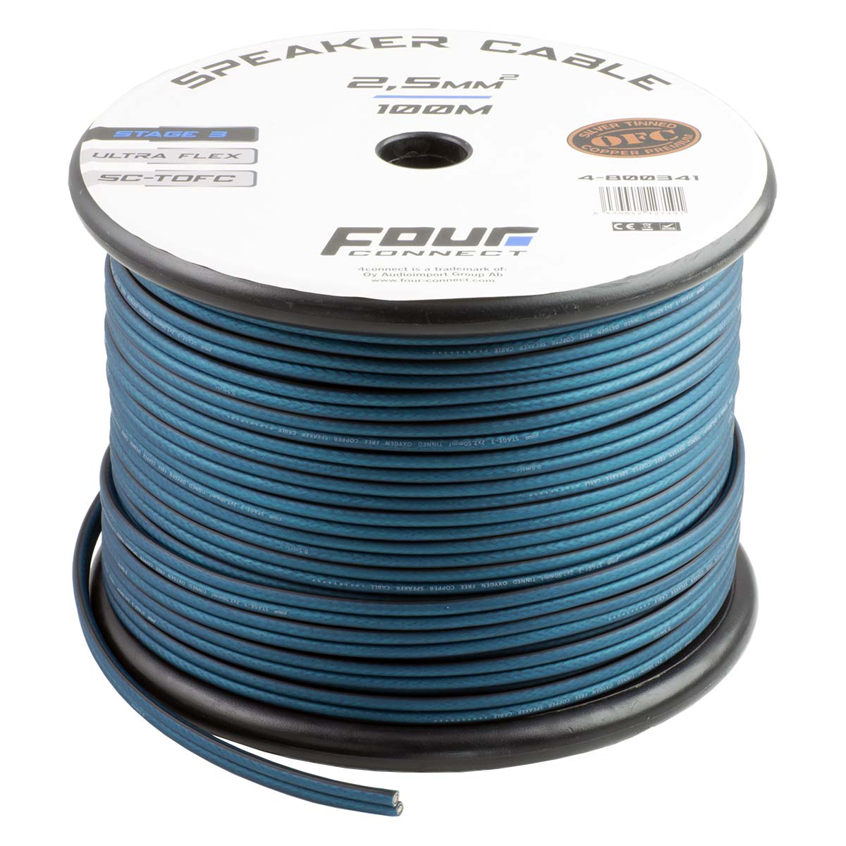 FOUR Connect 4 - 800341 STAGE 3 2,5mm2 SC - TOFC Speaker cable - Audiokauppa.fi