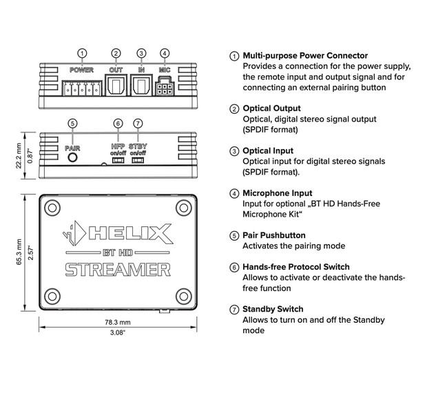 Helix BT HD Streamer - Audiokauppa.fi
