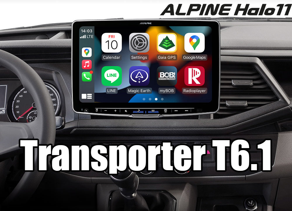 Alpine iLX-F115D-VWT61 player with 11″ WXGA touch screen 