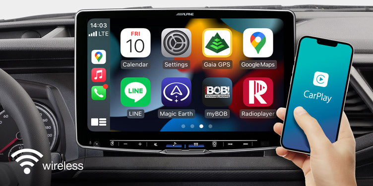 Alpine iLX-F115D-VWT61 player with 11″ WXGA touch screen 