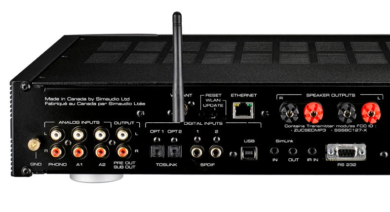 Moon Neo Ace striimaava stereovahvistin, vaihtolaite