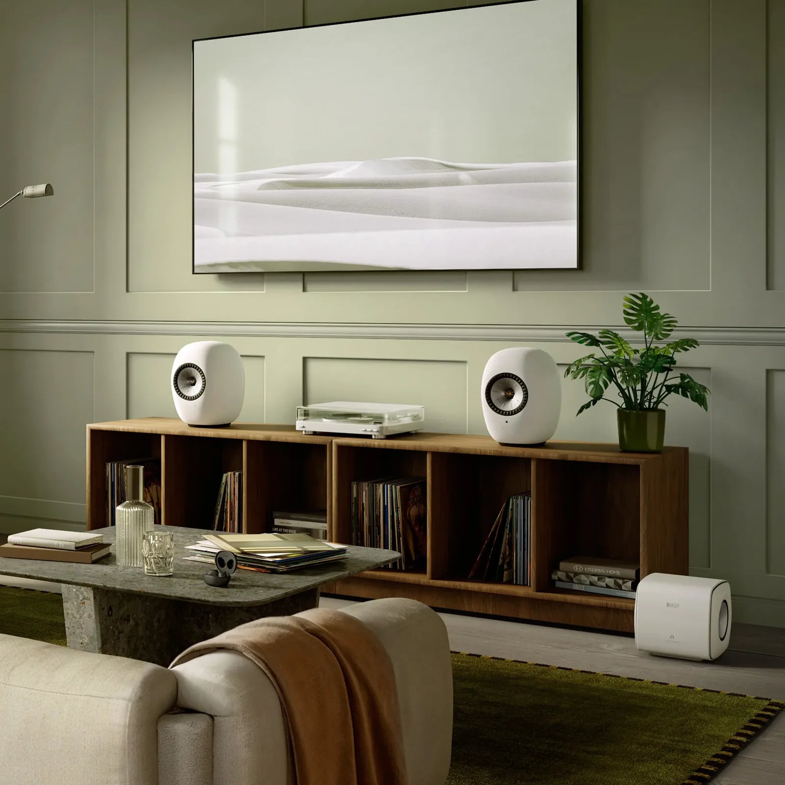 KEF LS LUXE langattomat aktiivikaiuttimet