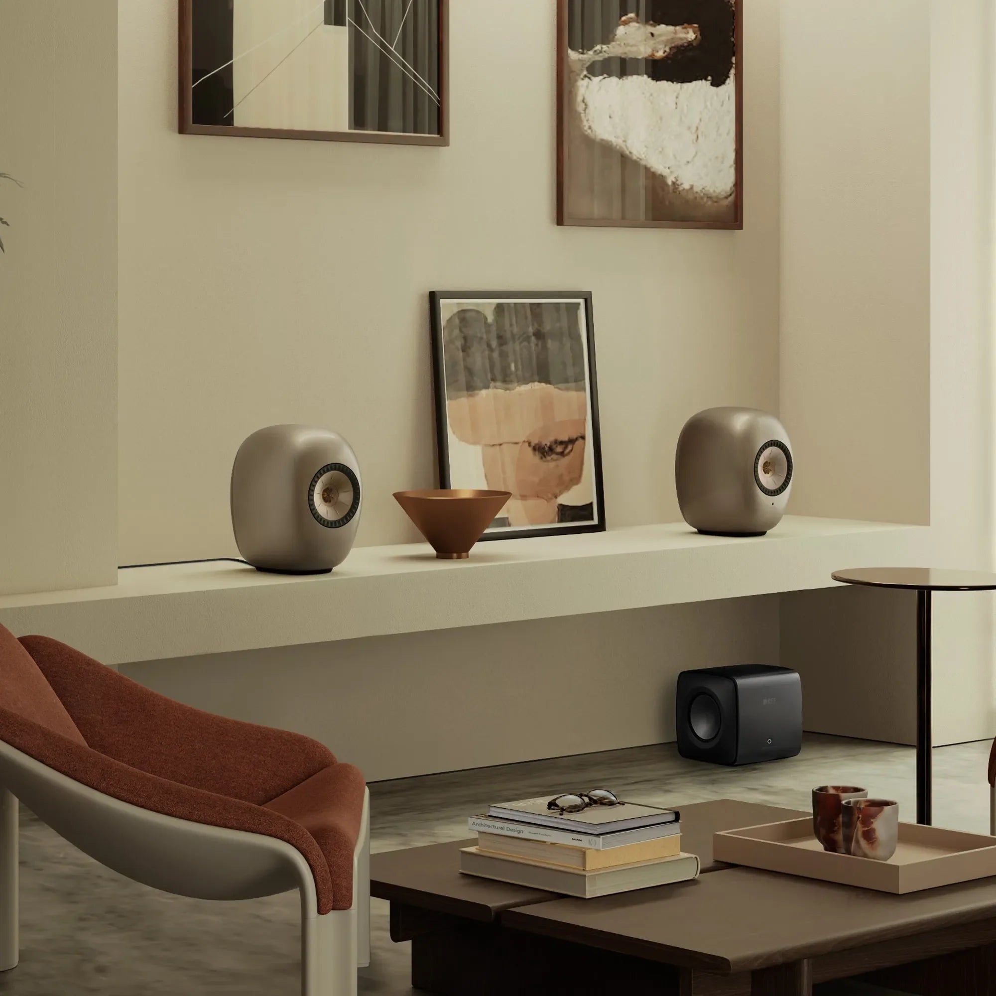 KEF LS LUXE langattomat aktiivikaiuttimet