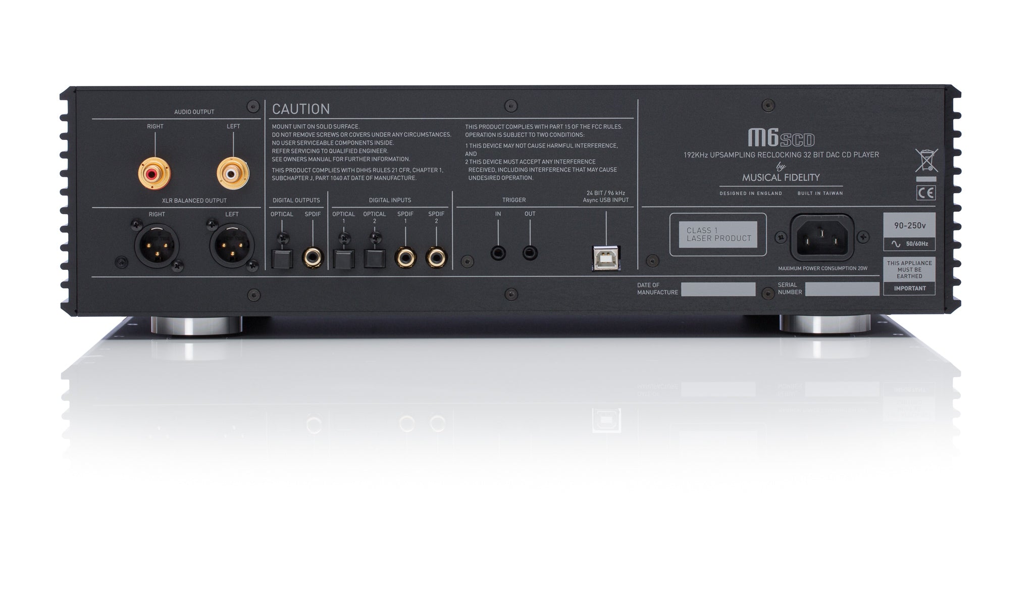 Musical Fidelity M6sCD cd-soitin