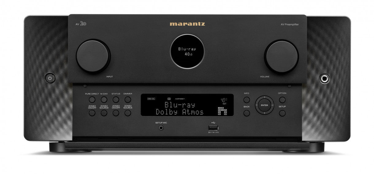 Marantz AV 20 huippuluokan 13.4 - kanavan AV - esivahvistin/prosessori - Audiokauppa.fi