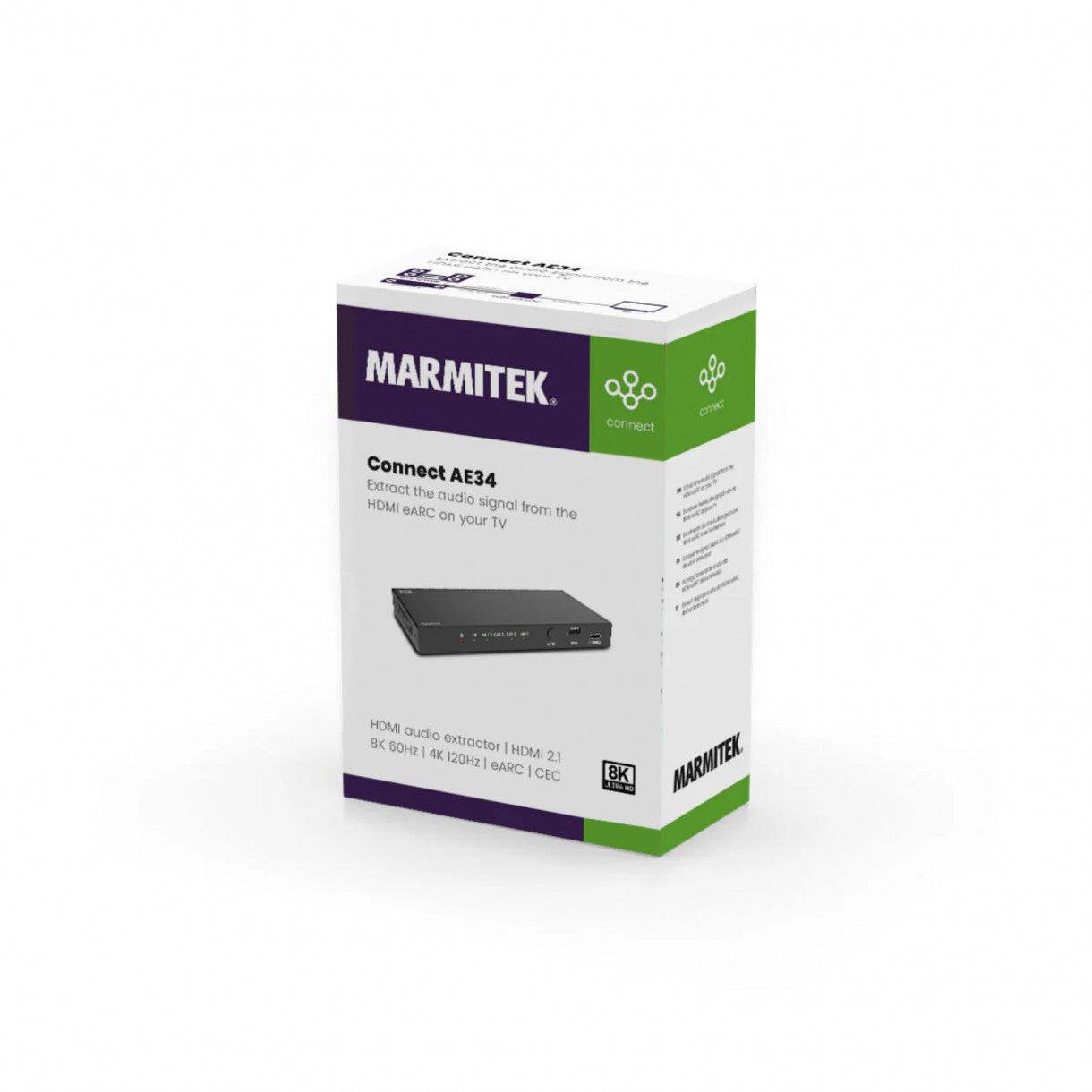 Marmitek Connect AE34 HDMI eARC audioerotin-jakaja