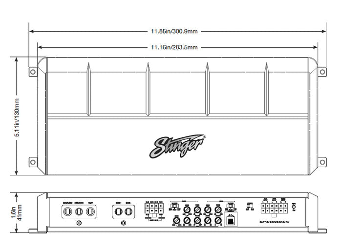 STINGER 5-channel amplifier SPX1000X5