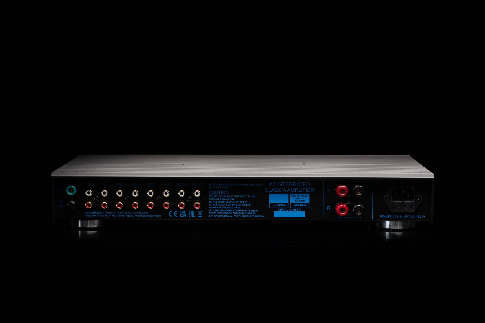 Musical Fidelity A1 stereo amplifier