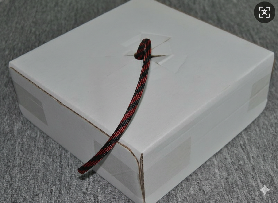 FOUR Connect 4-NS100M-BR6 nylonsukka musta / punainen 6/12mm 100m