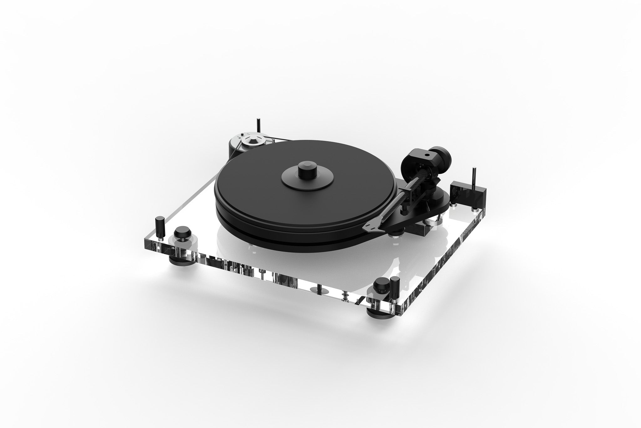 Pro - Ject 6PerspeX Balanced levysoitin, ilman äänirasiaa - Audiokauppa.fi