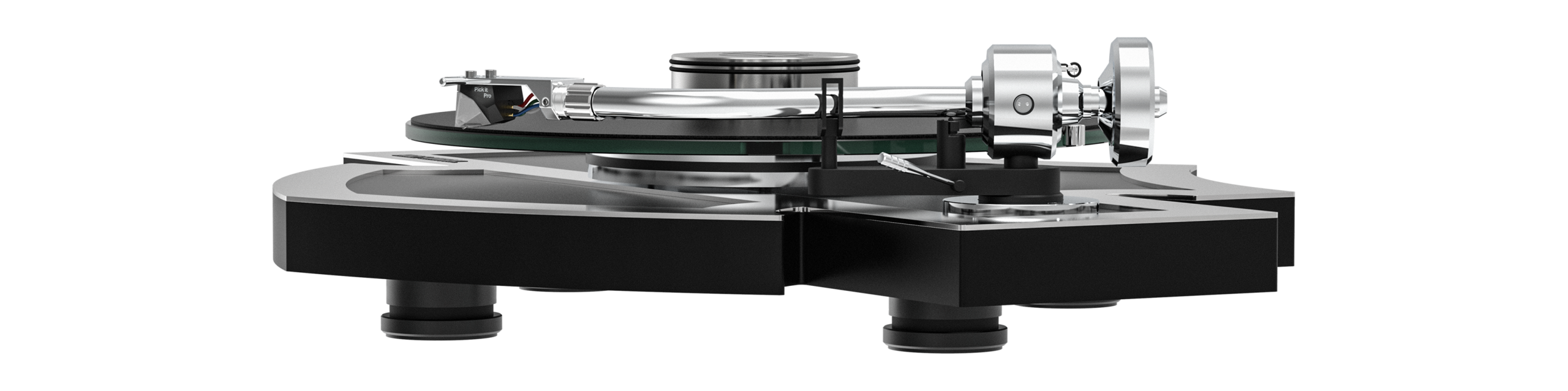 Pro-Ject Harley-Davidson levysoitin sivulta
