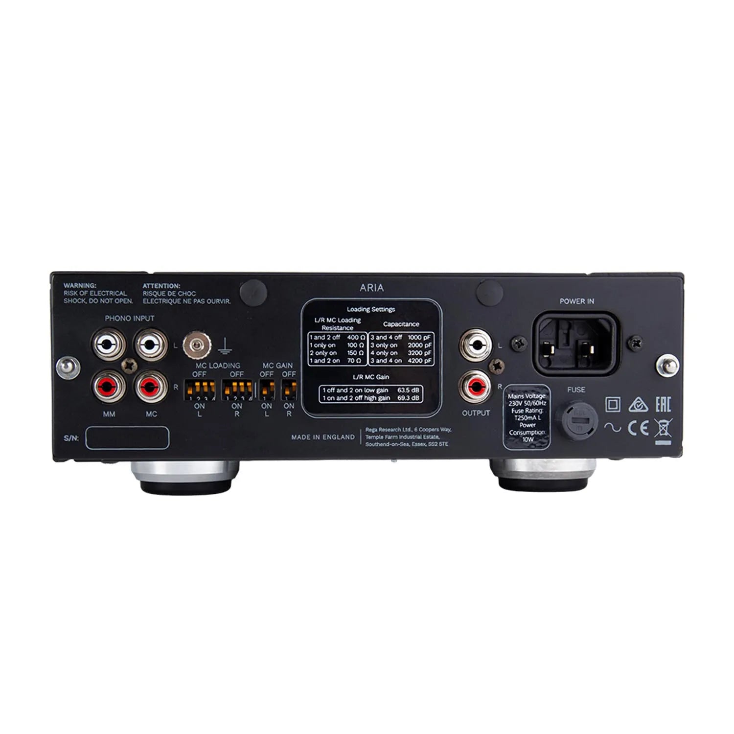 Rega Aria Mk3 levysoitinesivahvistin, vaihtolaite