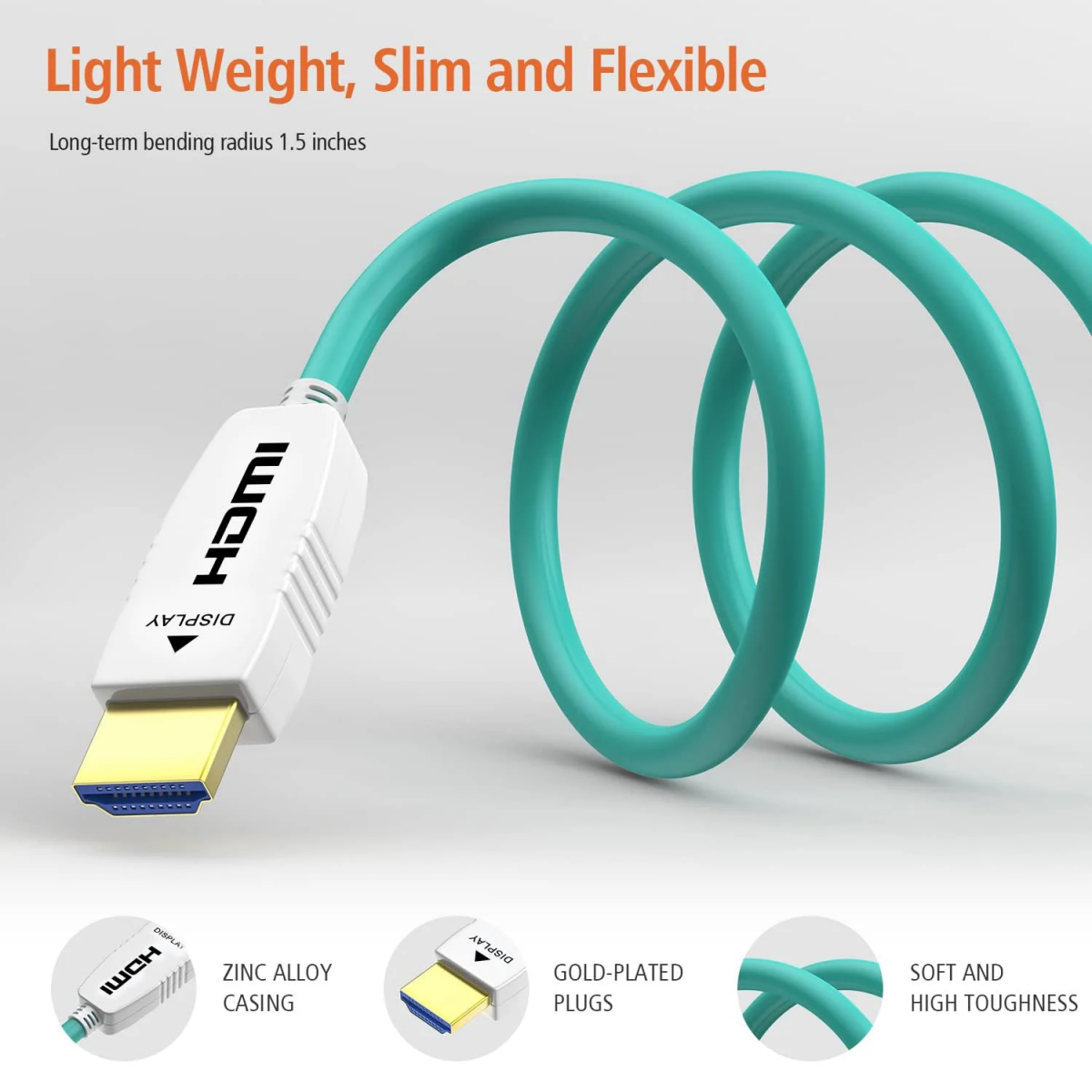 RuiPro 8K optinen HDMI-kaapeli 48 Gbit/s