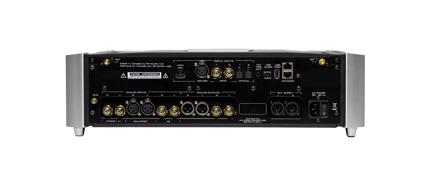 Simaudio MOON 891 North Collection verkkosoitin / esivahvistin - Audiokauppa.fi