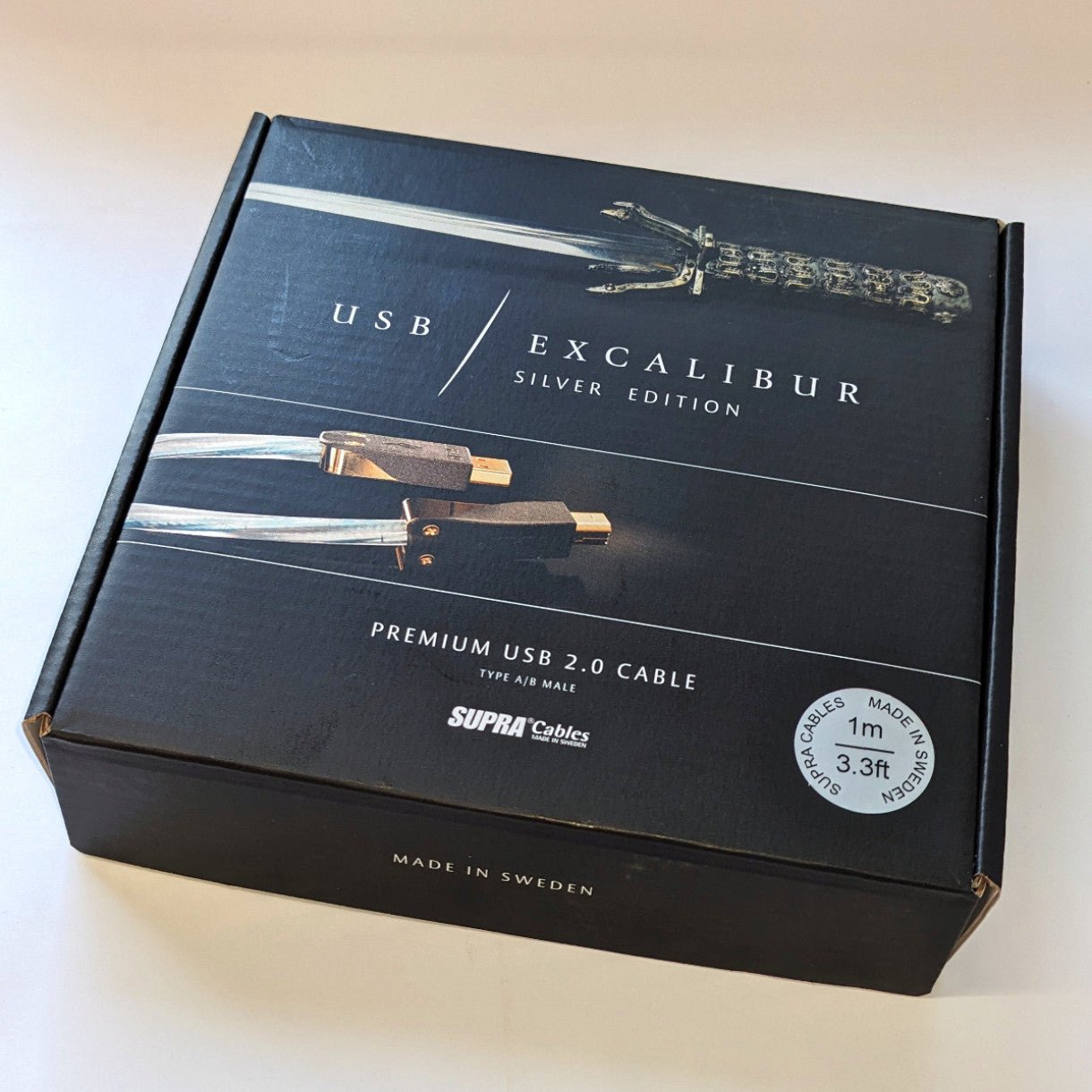 Supra EXCALIBUR USB2.0 A - B kaapeli - Audiokauppa.fi