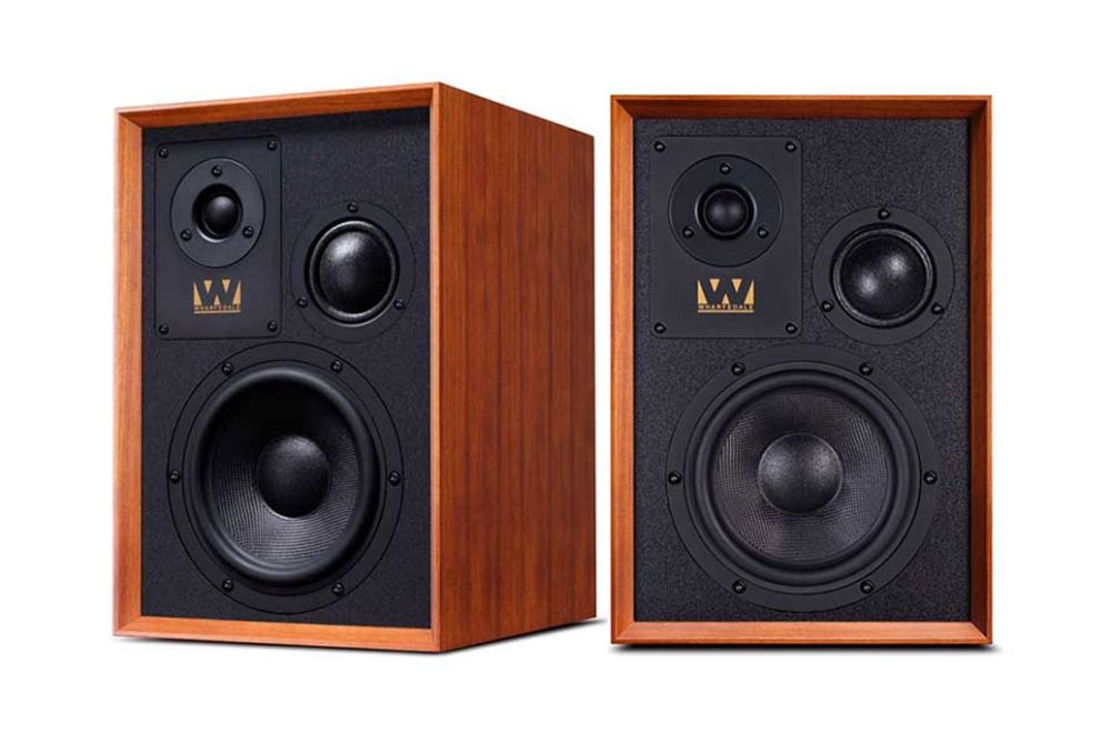 Pair of Wharfedale SUPER DENTON pedestal speakers