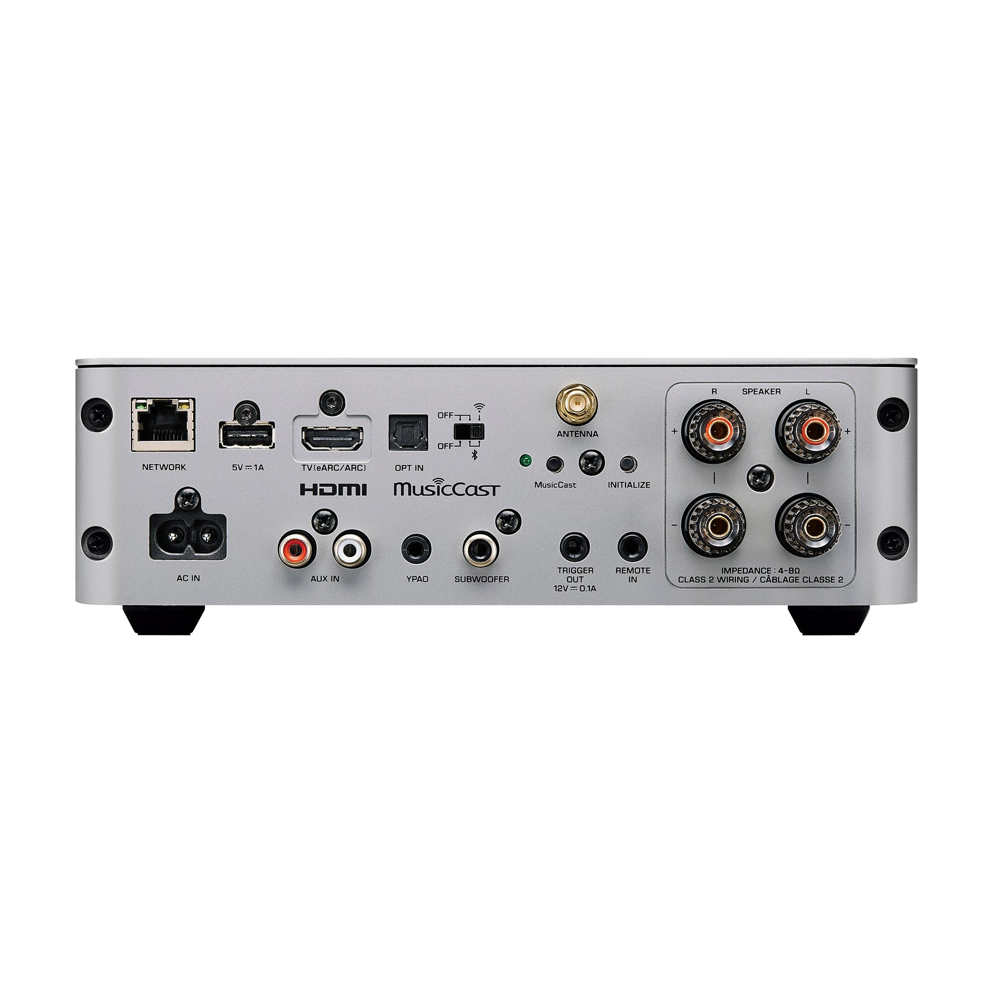 Yamaha WXA-70A hopea takapaneeli