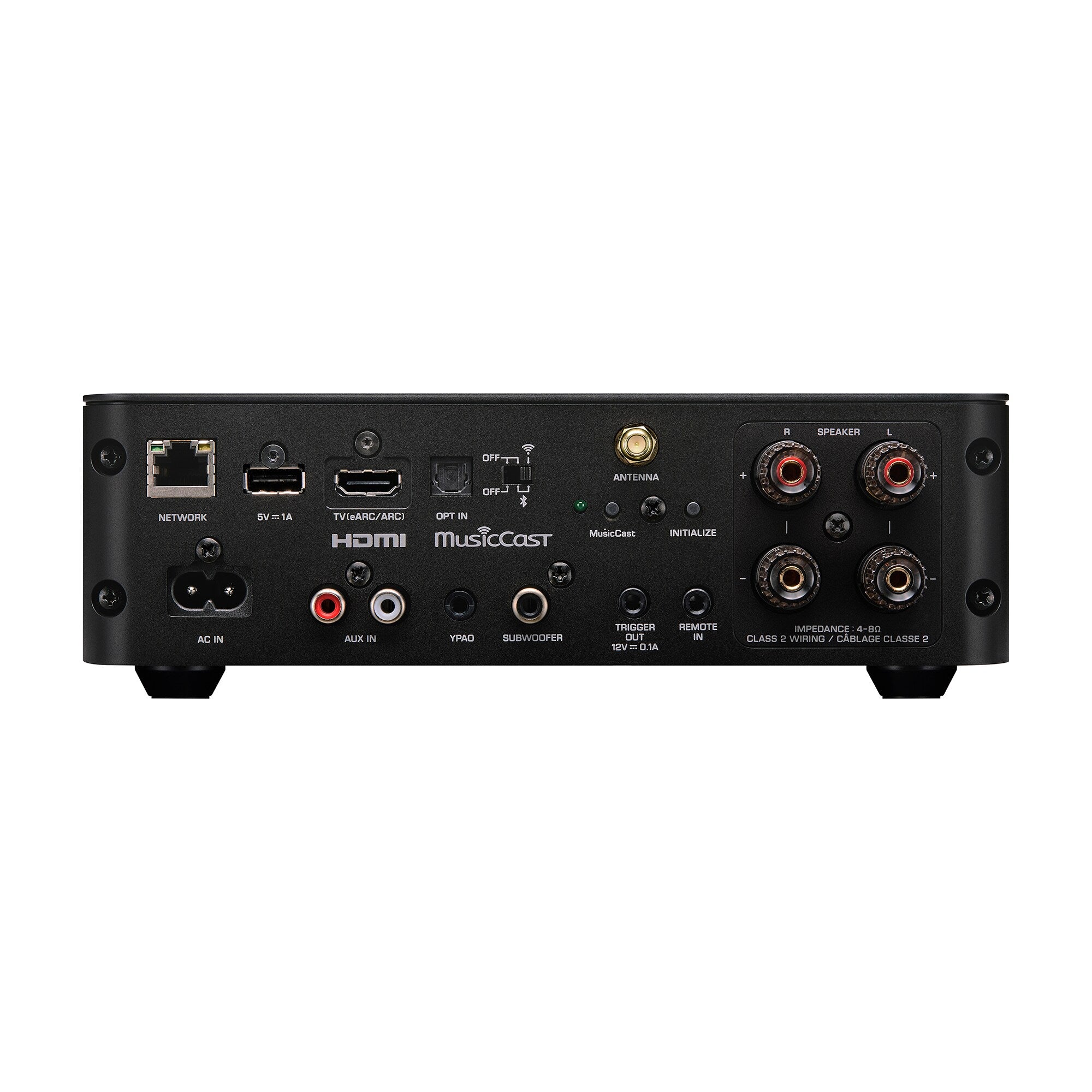 Yamaha WXA-70A musta takapaneeli