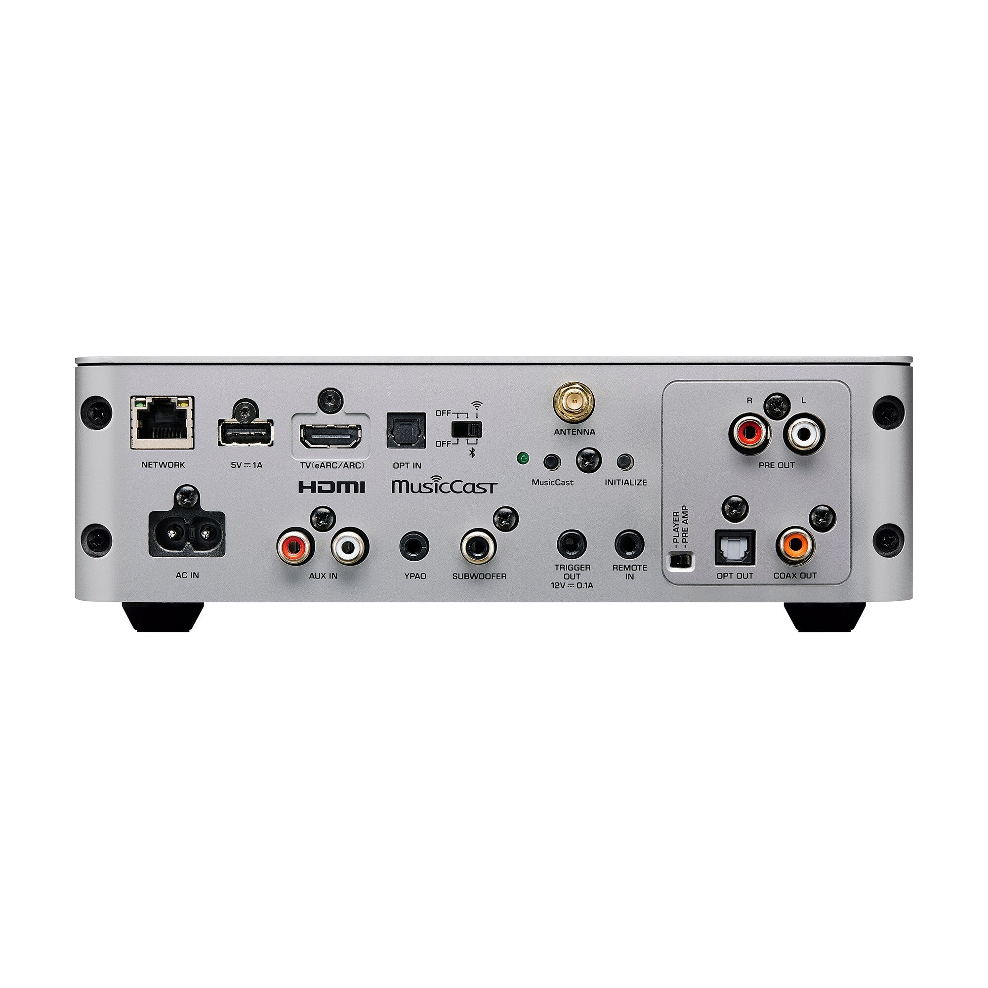 Yamaha WXC-70A hopea takapaneeli