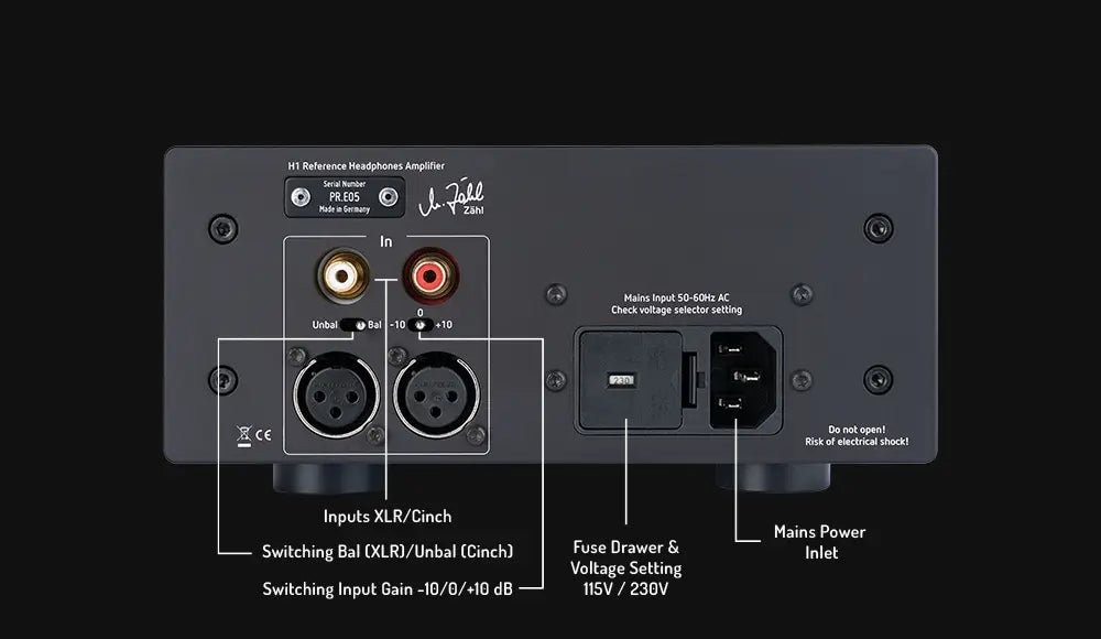 Zähl H1 REFERENCE referenssiluokan kuulokevahvistin - Audiokauppa.fi