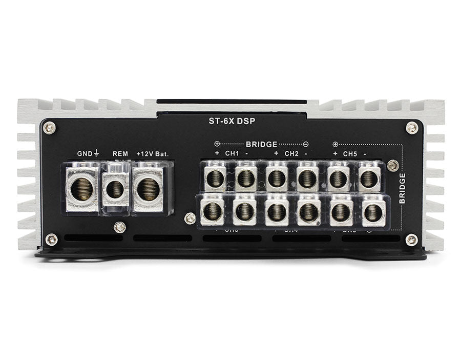Zapco ST - 6X DSP III 8 - Ch. DSP/6 - Ch. SQ Class AB Amplifier, opt. HD - BT - Audiokauppa.fi