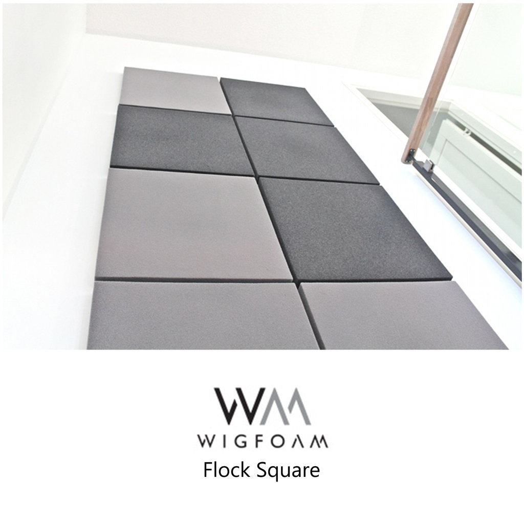 Wigfoam Flock Square acoustic panel with magnetic attachment