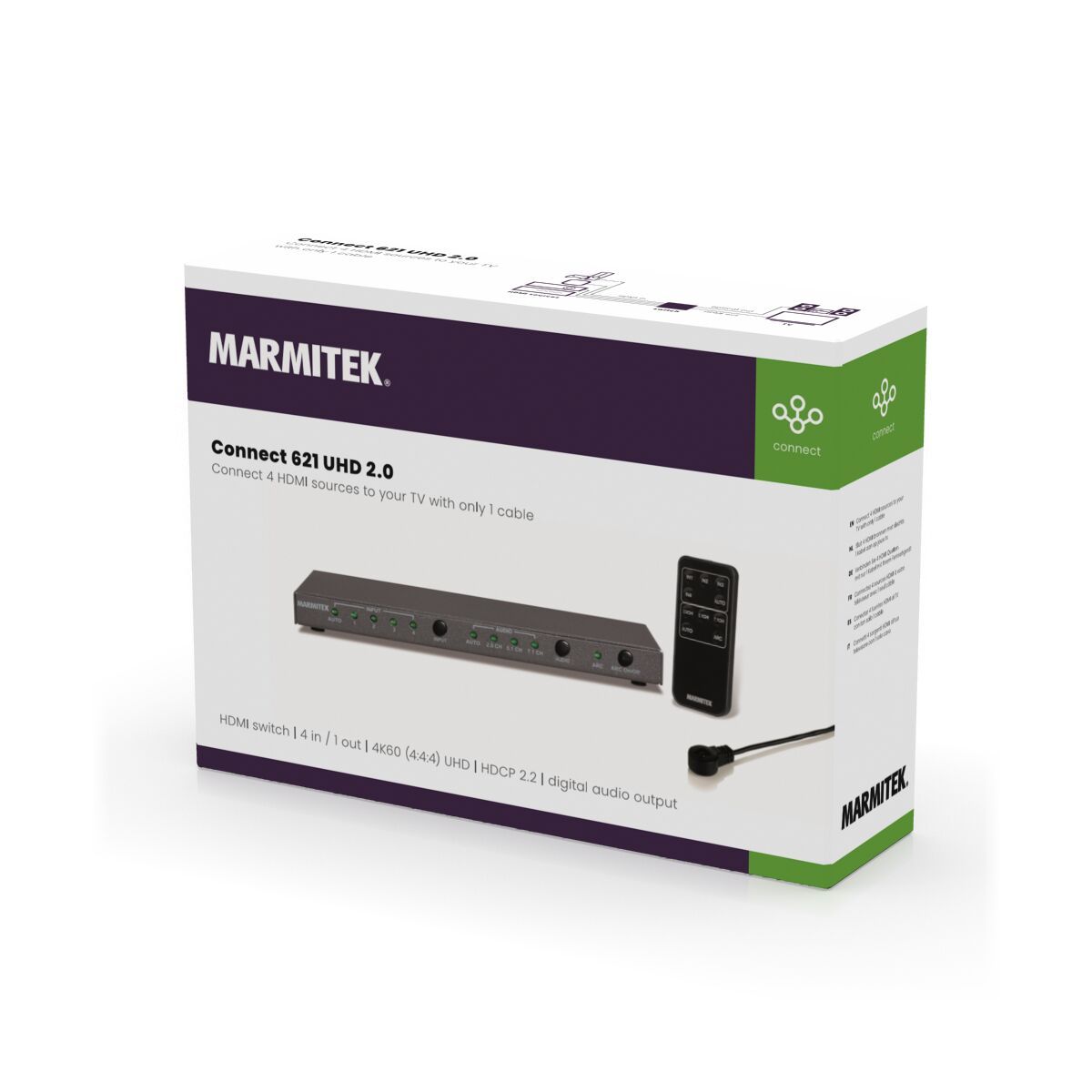Marmitek Connect 621 UHD 2.0 HDMI-Kytkin