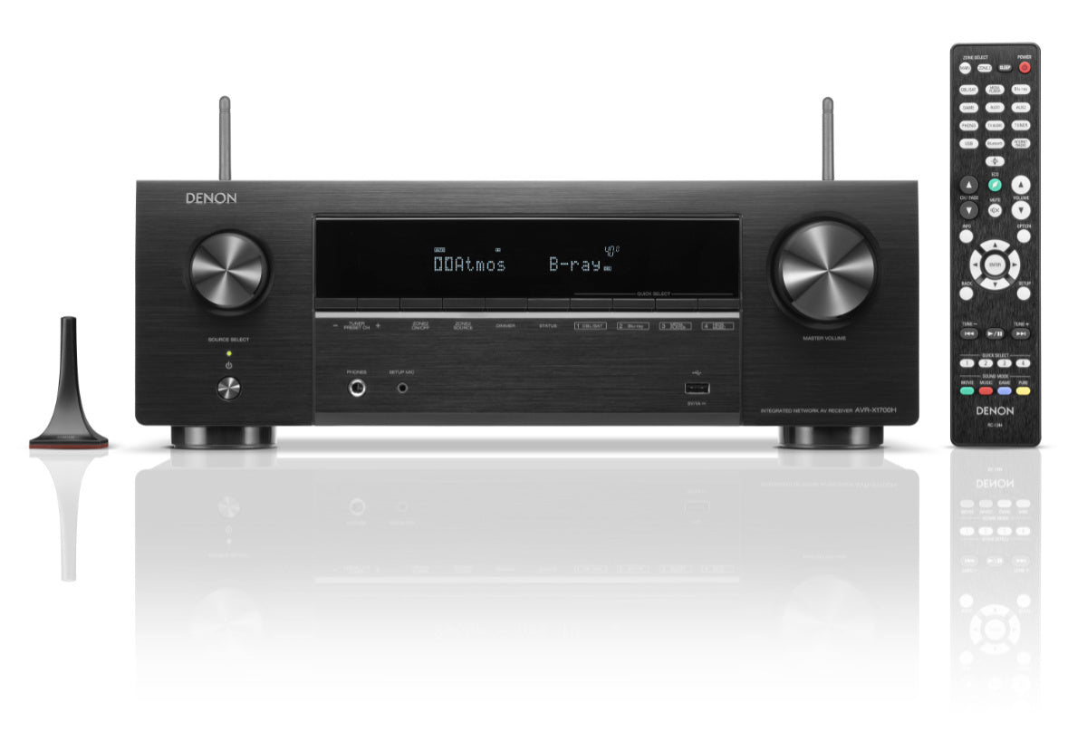 Denon AVR-X1700H HEOS 8K AV-viritinvahvistin