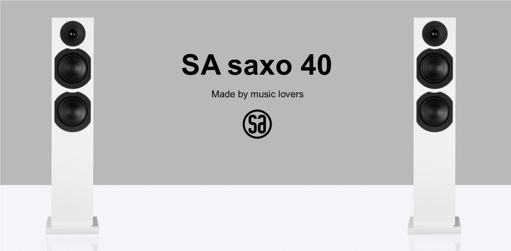 System Audio Saxo 40 pair of floor speakers