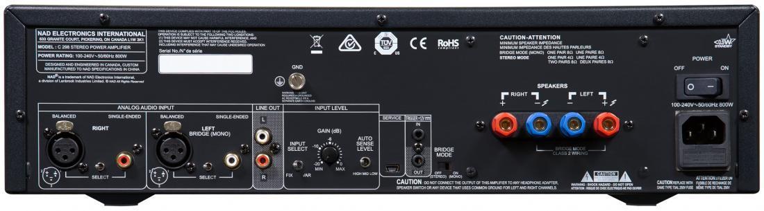 NAD C298 power amplifier