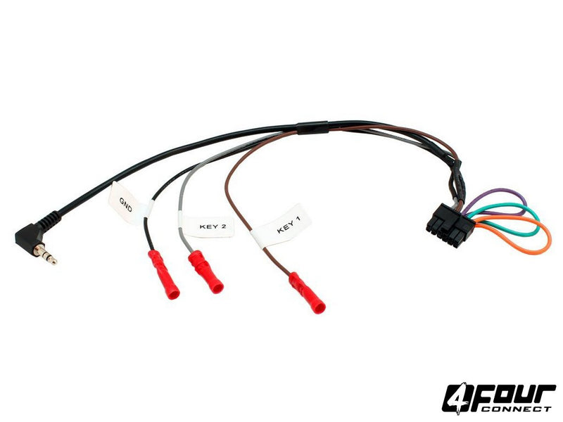FOUR Connect Rattiohjain-adapterin liitäntäjohto KENWOOD 4-CTKENWOODLEAD2