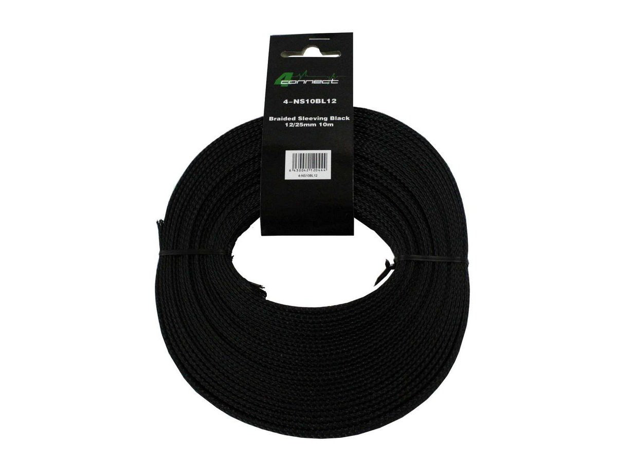 FOUR Connect 4-NS10BL12 nylon sock black 12/25mm 10m