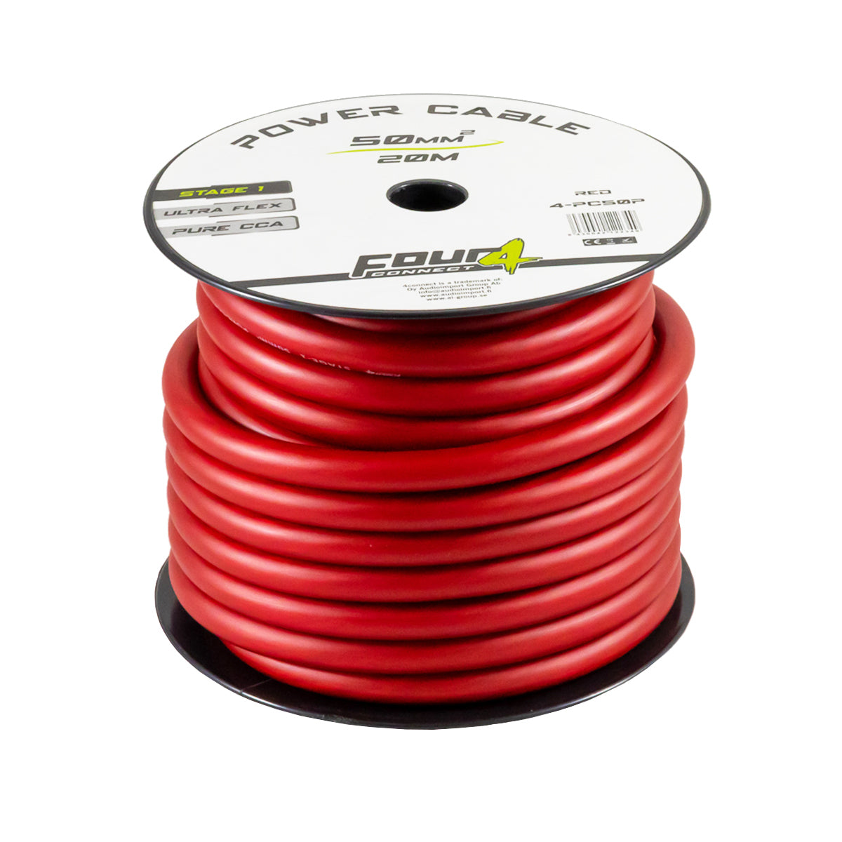 FOUR Connect 4-PC50P power cable 50mm2 red 20m