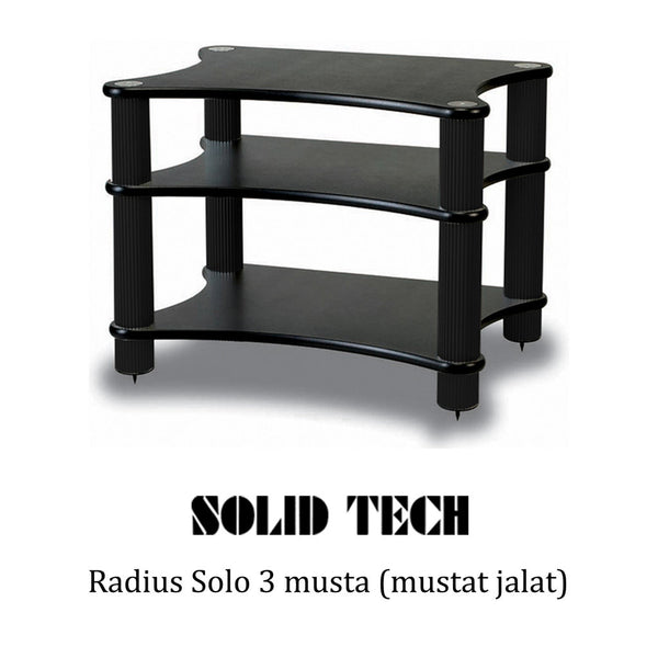 Solid Tech Radius Solo 3 mustat jalat