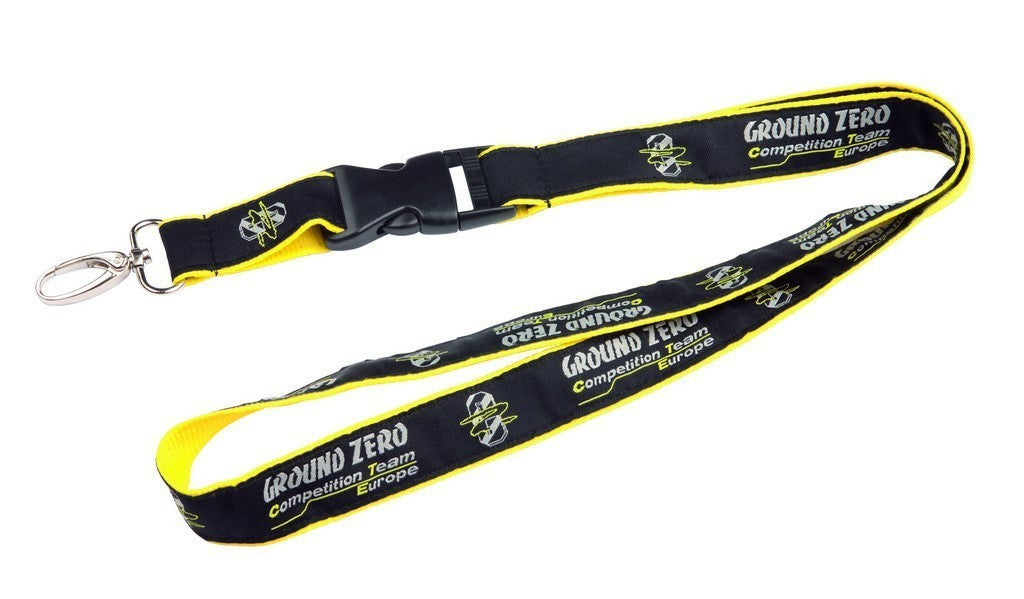 Ground Zero Yellow Black Keychain GZ Comp. Badgeholder