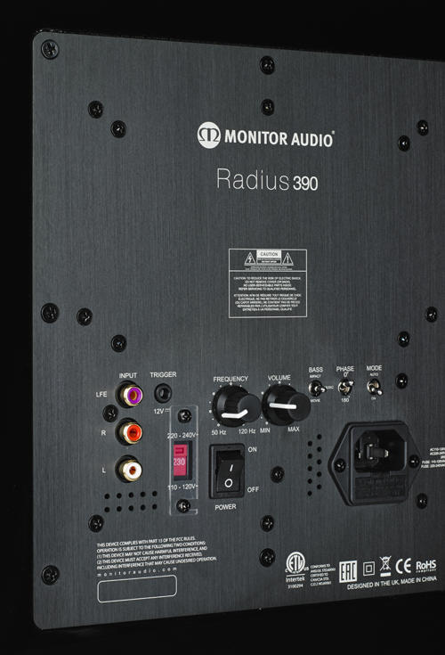 Monitor Audio Radius 390 aktiivisubwoofer