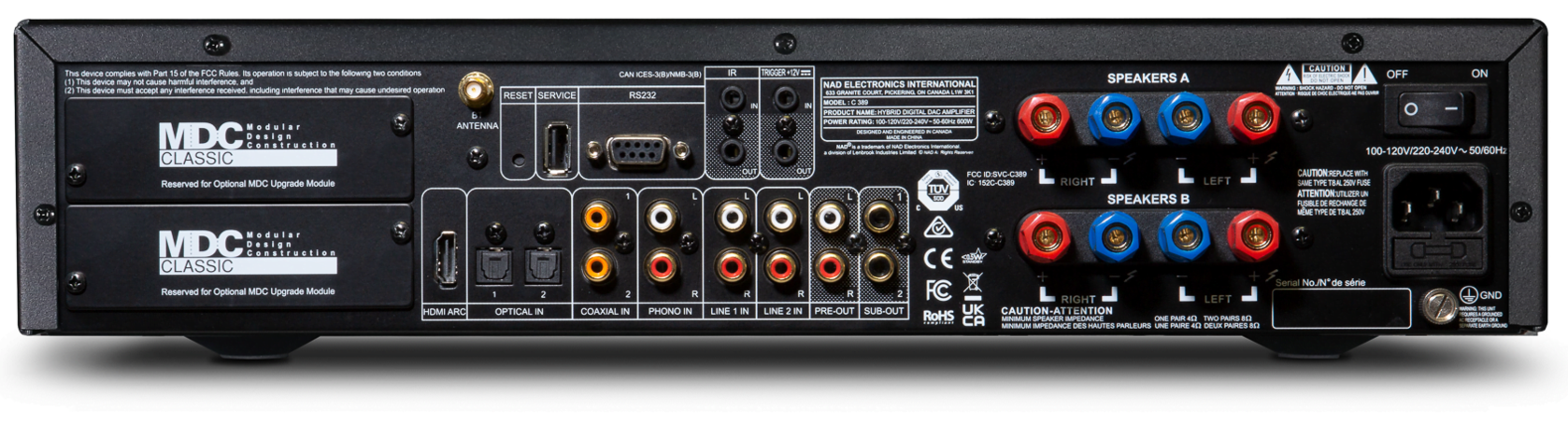 NAD C389 Hybrid Digital DAC amplifier