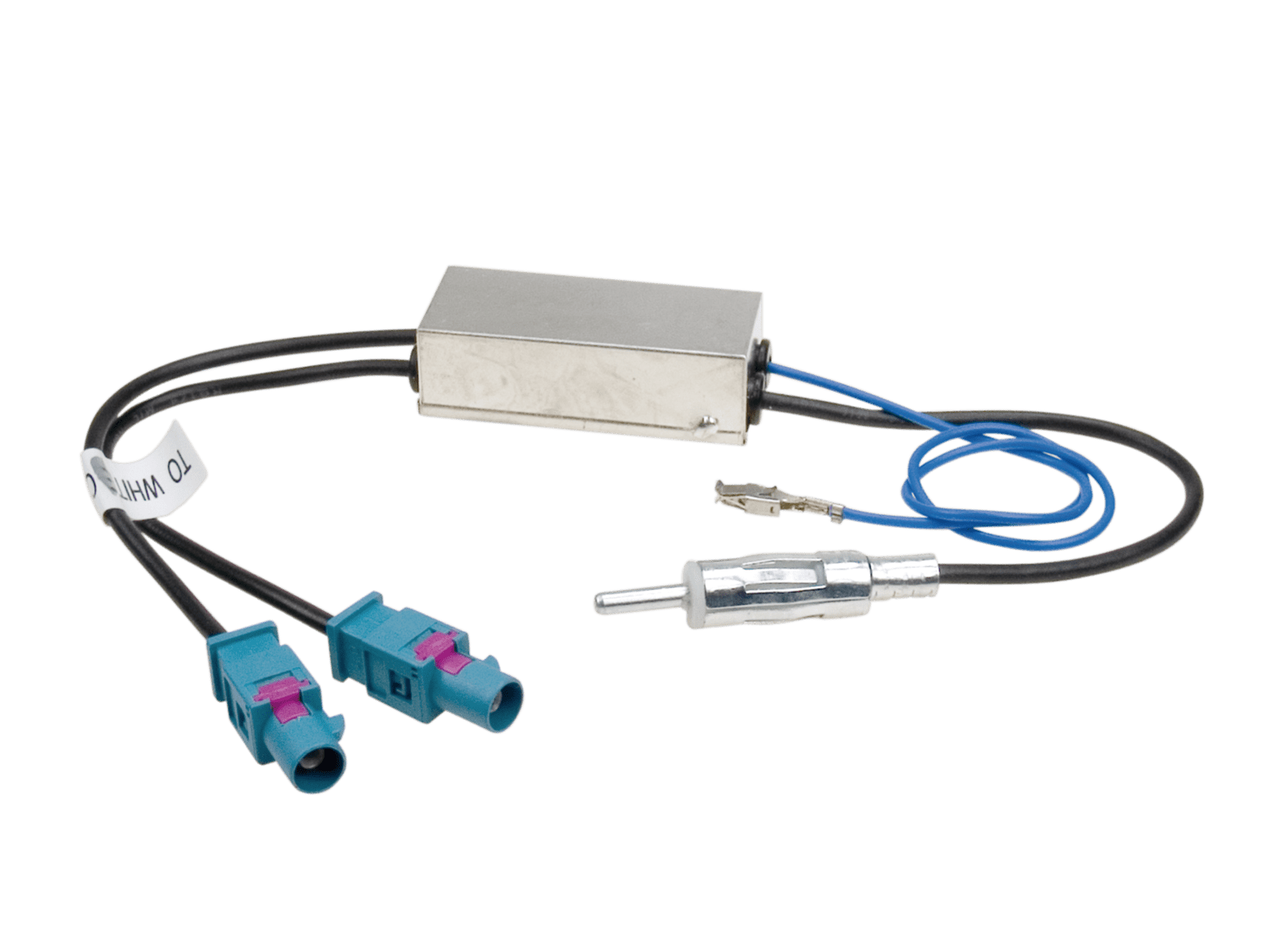 ACV DIN antenna adapter 2x FAKRA / phantom power supply 140305 1524 - 07 - Audiokauppa.fi