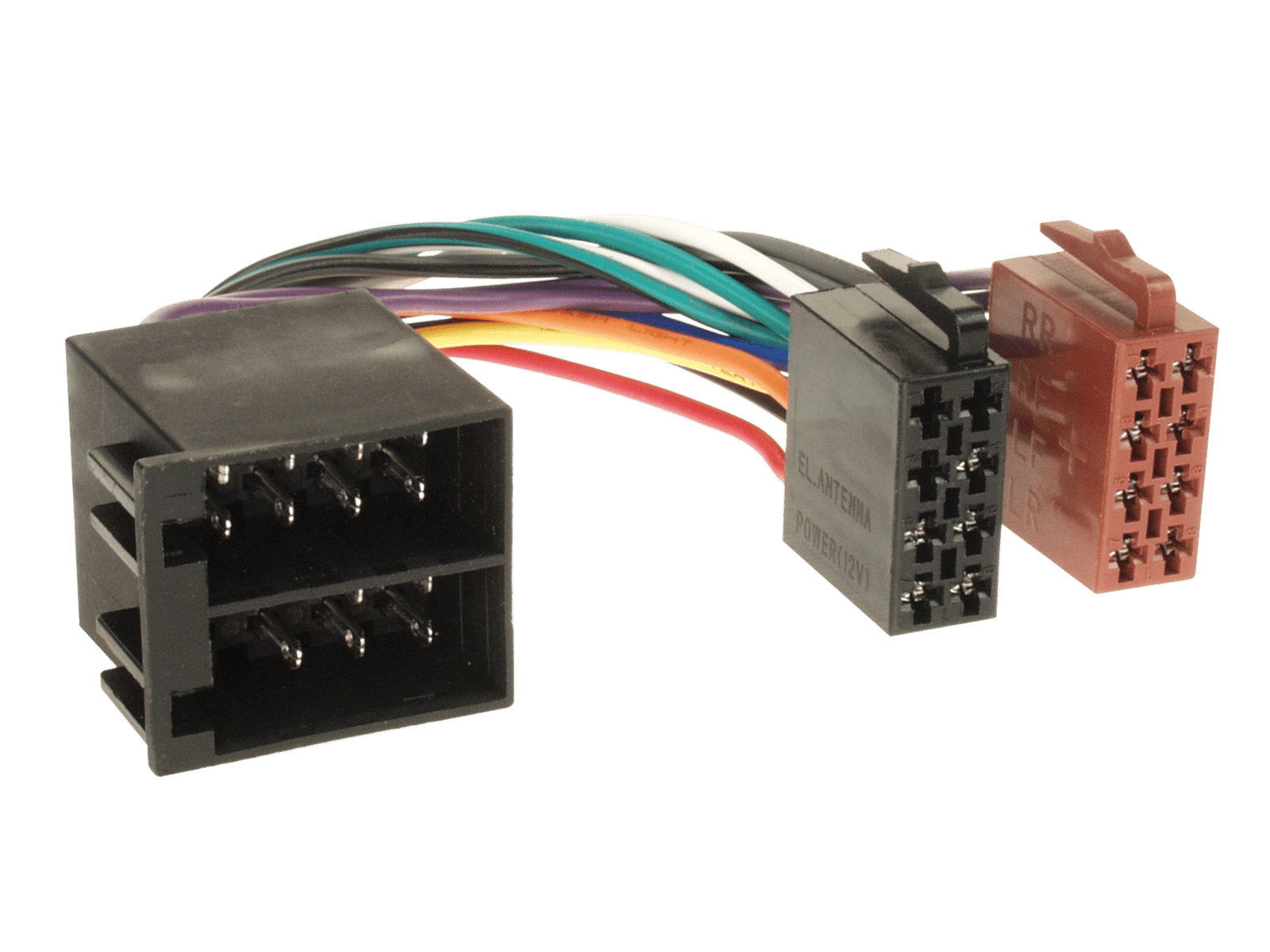 ACV Radio cable ISO connector ISO plug extention 410955 1230 - 02 - Audiokauppa.fi