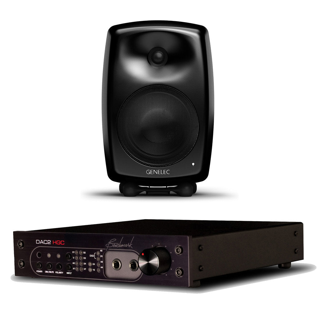 Benchmark DAC3 HGC + Genelec G Four kaiutinpari - Audiokauppa.fi