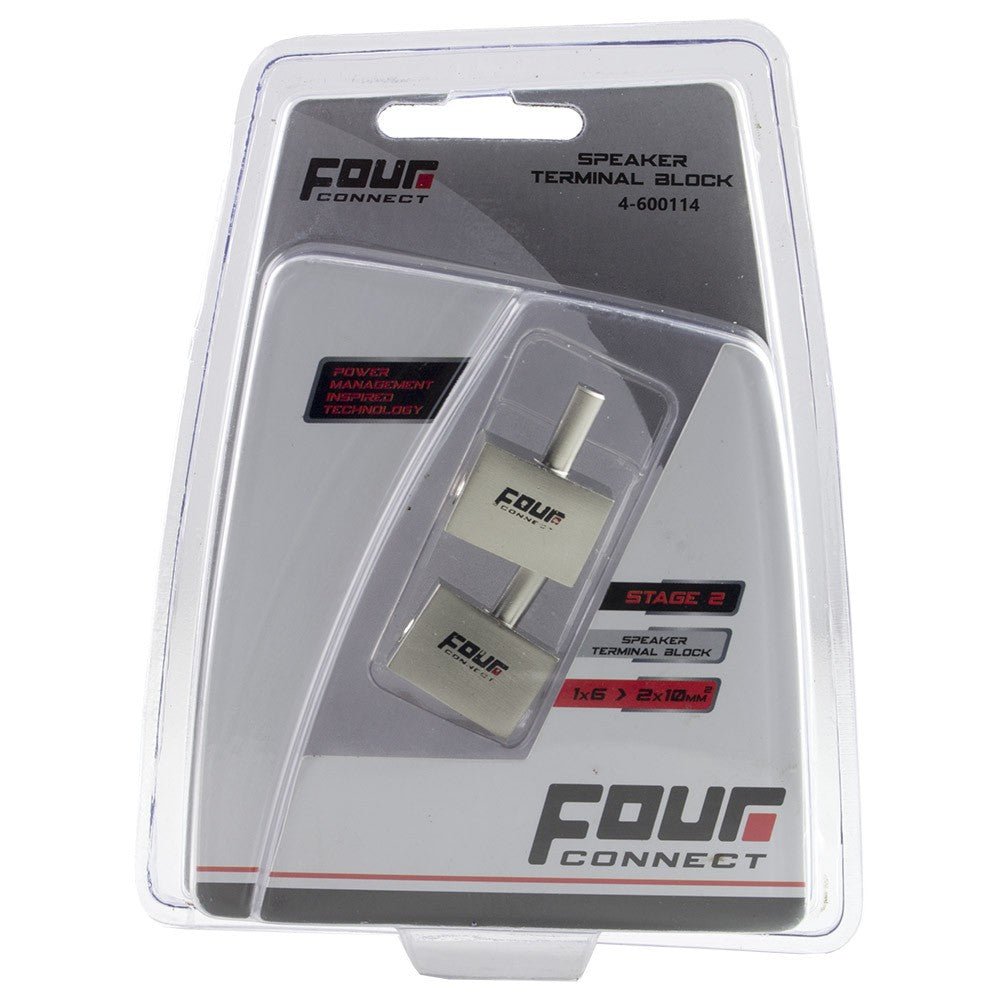 FOUR Connect 4 - 600114 kaiutinterminaaliblokki, pari - Audiokauppa.fi