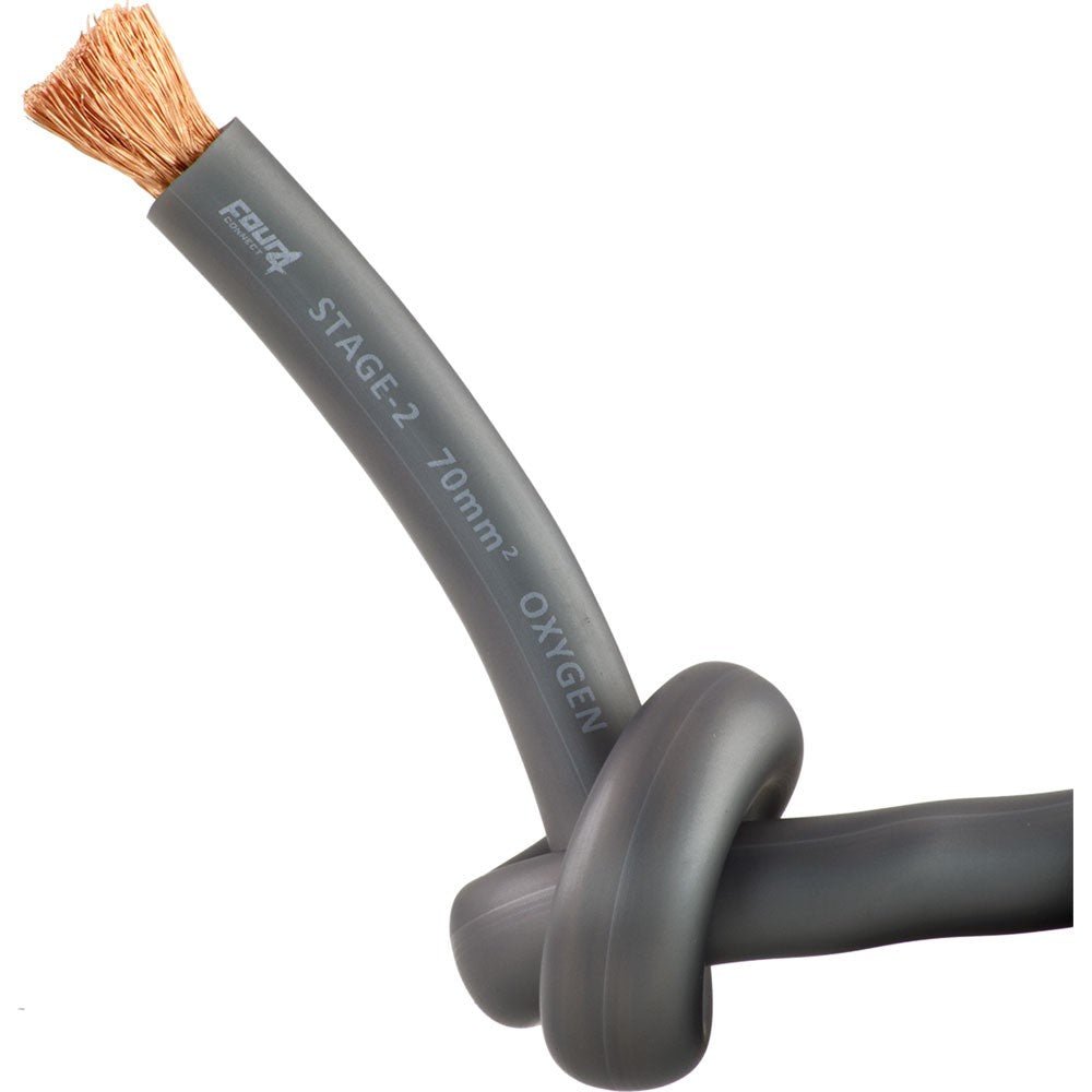 FOUR Connect 4 - 800221 STAGE2 70mm2 OFC - virtakaapeli savunharmaa - Audiokauppa.fi