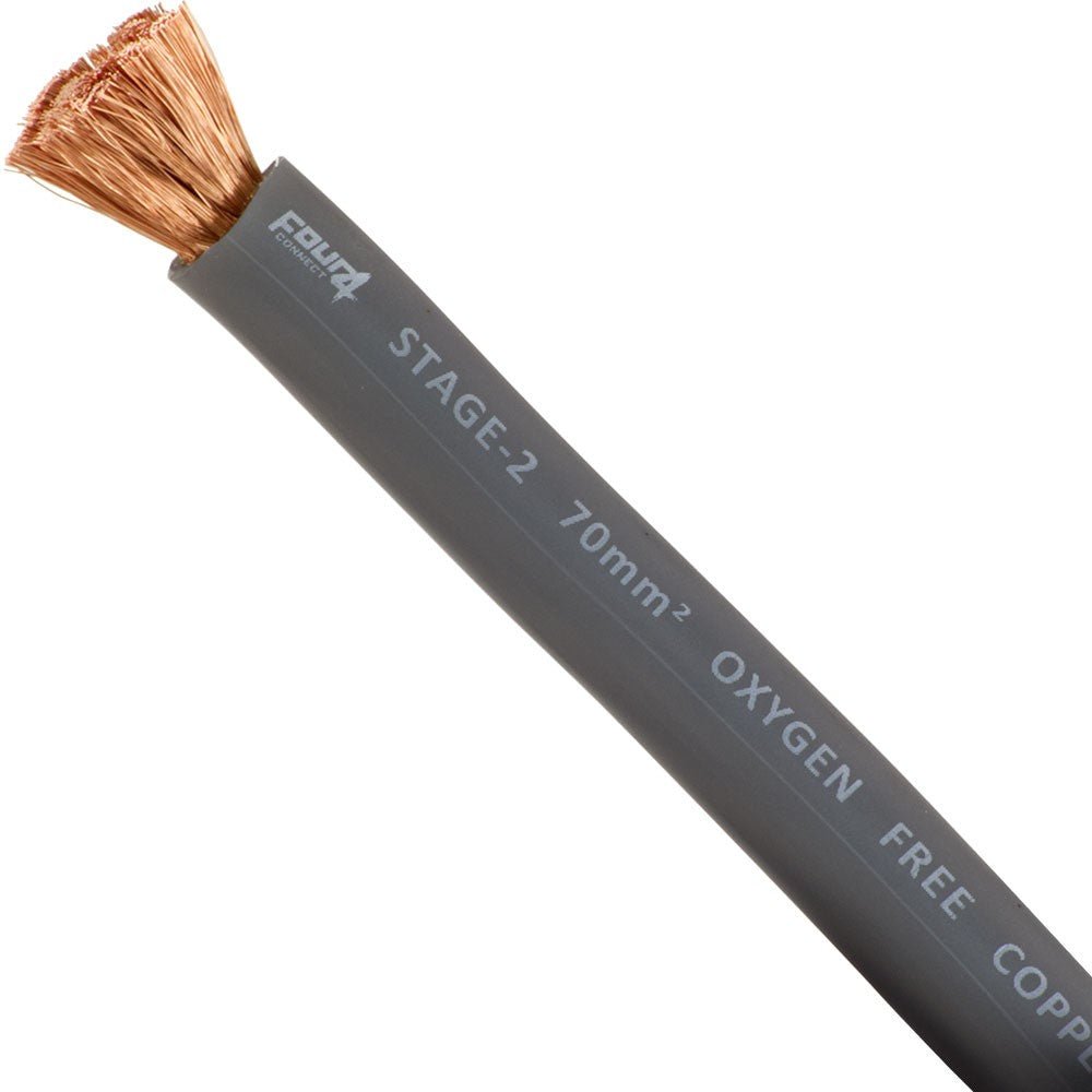 FOUR Connect 4 - 800221 STAGE2 70mm2 OFC - virtakaapeli savunharmaa - Audiokauppa.fi