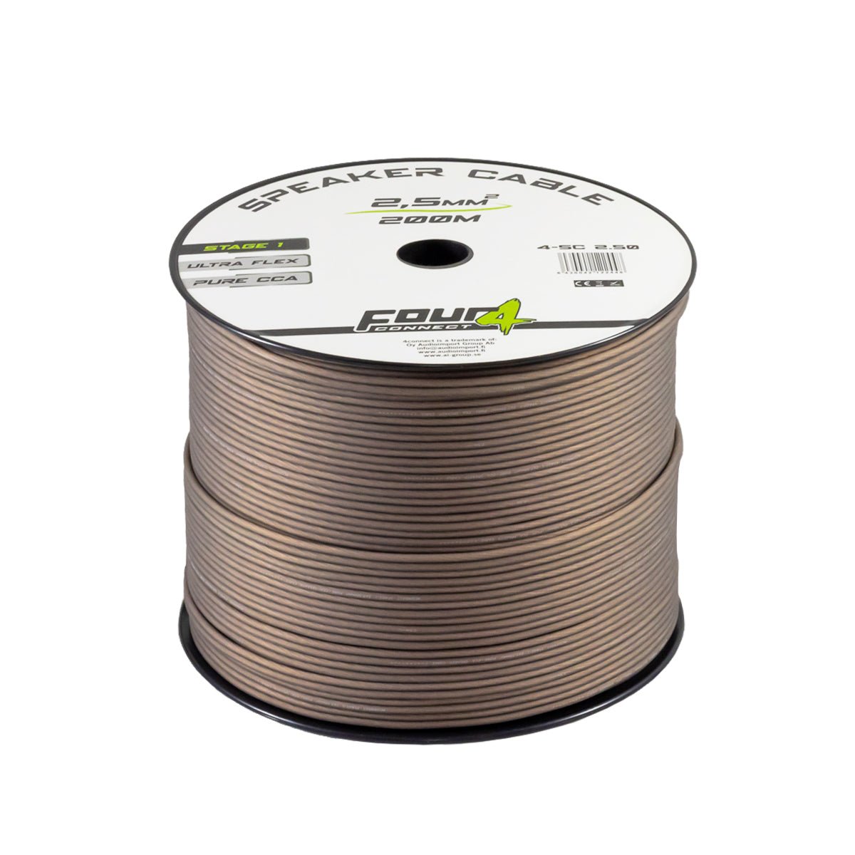 FOUR Connect 4 - SC2.50 Kaiutinkaapeli 2.5mm2 OFCA 200m - Audiokauppa.fi
