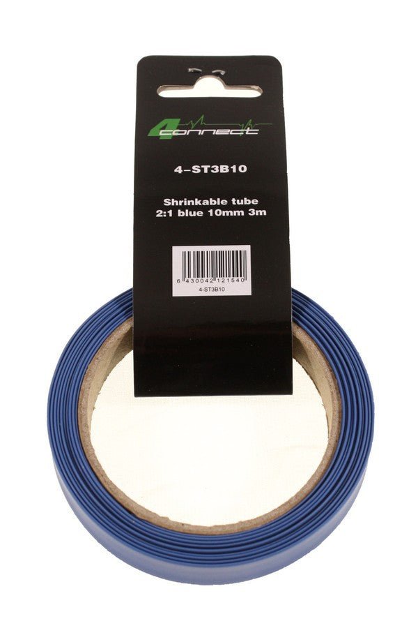 FOUR Connect 4 - ST3B10 kutistesukka, 2:1 sininen 10mm 3m - Audiokauppa.fi