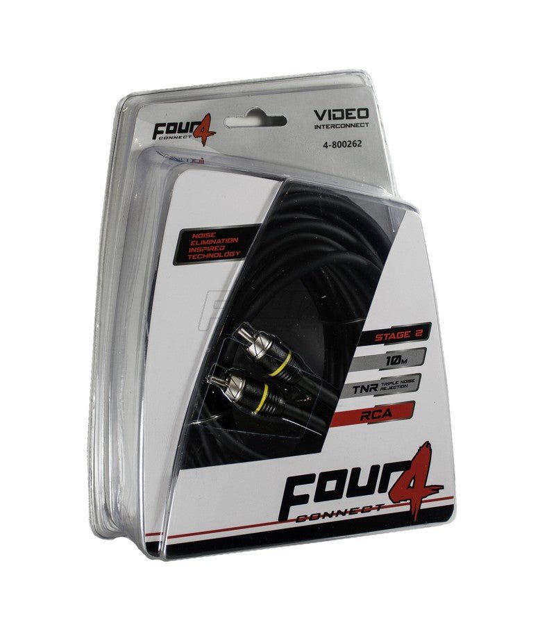 FOUR Connect STAGE2 4 - 800262 RCA - Video 10.0m - Audiokauppa.fi